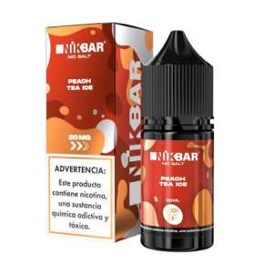 Peach Tea Ice - Nikbar Salt - 30ml