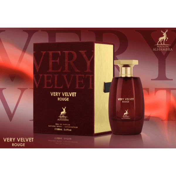 VERY VELVET ROUGE MAISON ALHAMBRA - PERFUME FEMININO - EAU DE PARFUM - Imagem 3