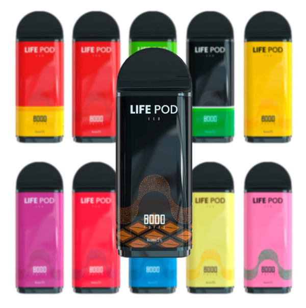 Pod System - Kit - Life Pod Eco - 8000Puffs - Imagem 4