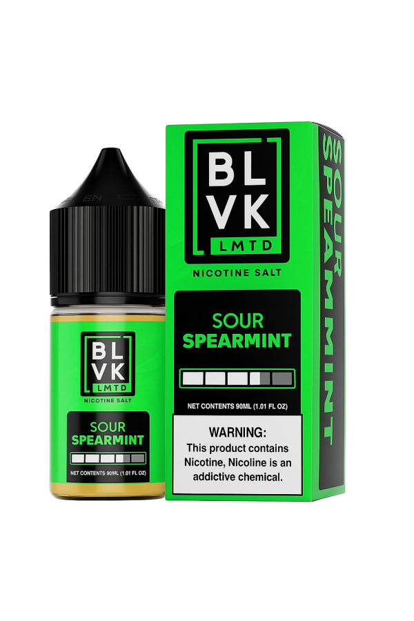 Sour Spearmint  - LMTD - BLVK Salt - 30ml